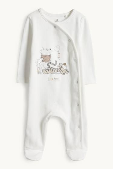 Unisex - Winnie the Pooh - pijama per a nadó - acanalat - blanc