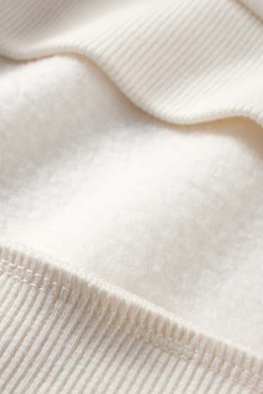 Enfants filles - Stranger Things - sweat à capuche - blanc crème