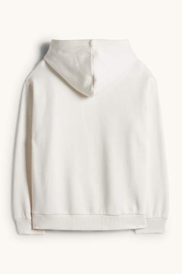 Enfants filles - Stranger Things - sweat à capuche - blanc crème