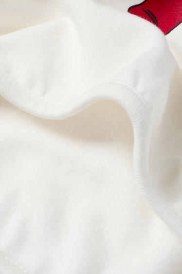 Bébés filles - Minnie Mouse - tenue de Noël pour bébé - 3 pièces - blanc / rouge