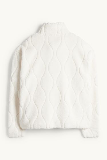 Women - Fleece jacket - cremewhite