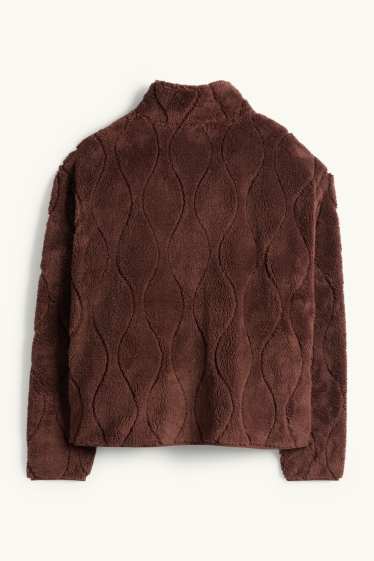 Mujer - Forro polar - marrón oscuro