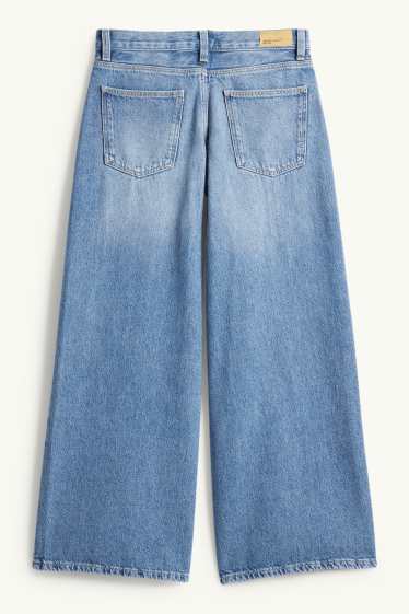 Kinderen: meisjes - Baggy jeans - jeanslichtblauw