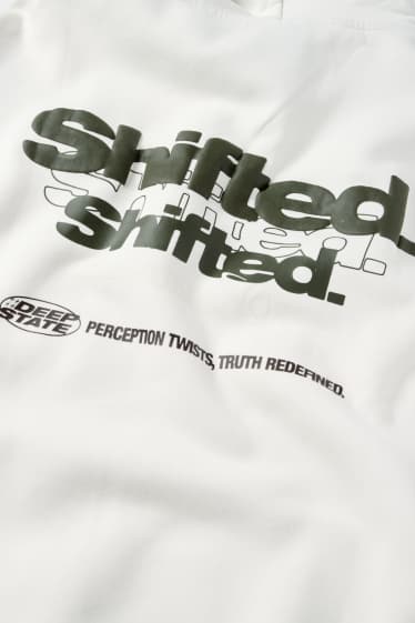 Herren - Oversized-Hoodie - weiß