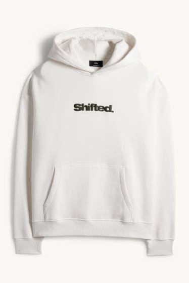 Herren - Oversized-Hoodie - weiß