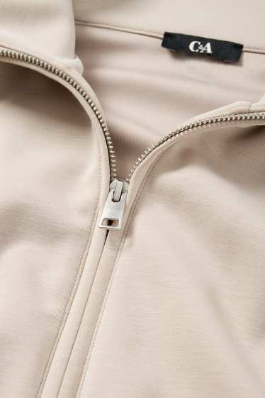 Femmes - Sweat à capuche - gris clair