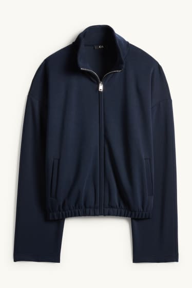 Femmes - Sweat à capuche - bleu foncé