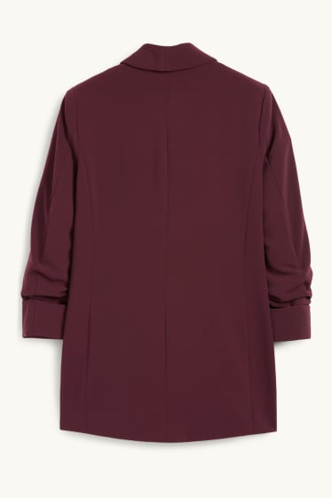 Women - Business blazer - regular fit - bordeaux