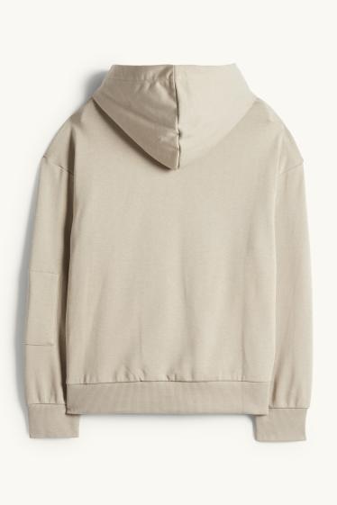 Kinder Buben - Gaming-Controller - Hoodie - beige