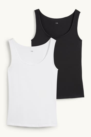 Women - Multipack of 2 - top - black / white