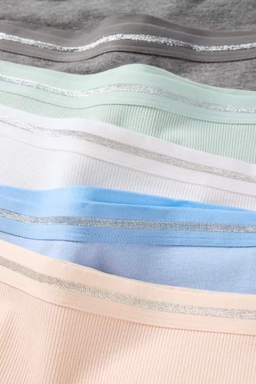 Enfants filles - Lot de 5 - caleçons - rose