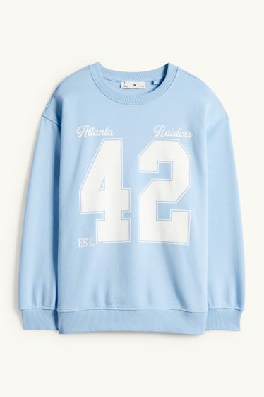 Bambine - Atlanta - felpa - azzurro