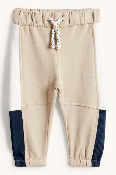 Miminka - chlapci - Dinosaurus - outfit pro miminka - 2dílný - béžová/modrá