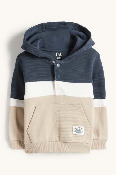 Miminka - chlapci - Dinosaurus - outfit pro miminka - 2dílný - béžová/modrá