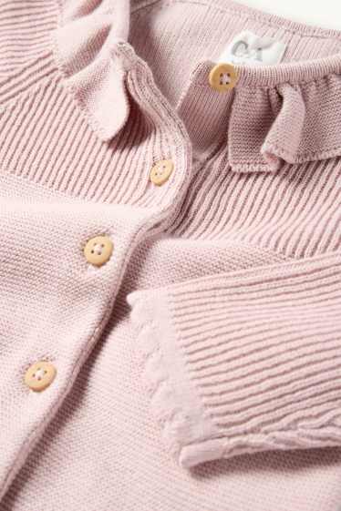 Bébés filles - Combinaison en maille bébé - rose