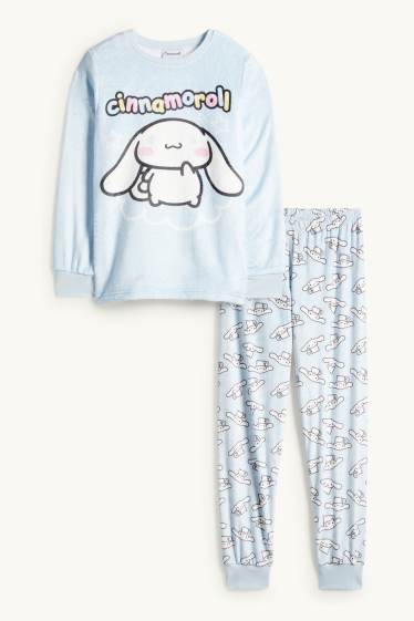 Kinder Mädchen - Cinnamoroll - Winterpyjama - 2 teilig - hellblau