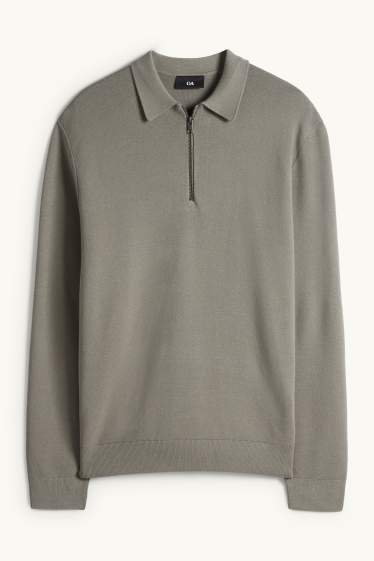 Herren - Pullover - grün