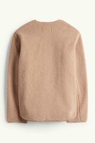 Dames - Jas van teddybont - beige