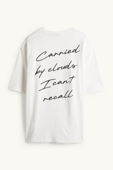 Herren - T-Shirt - Oversized - weiß