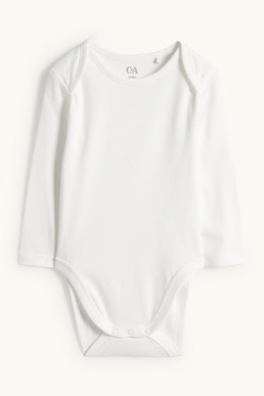 Unisex - Orsetto - set con tutina - 2 pezzi - bianco crema