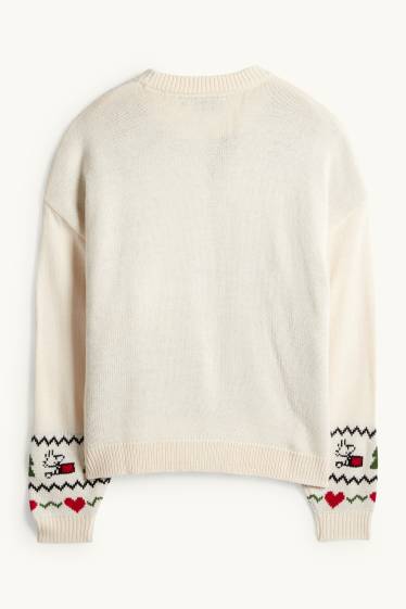 Women - Christmas jumper - Peanuts - cremewhite