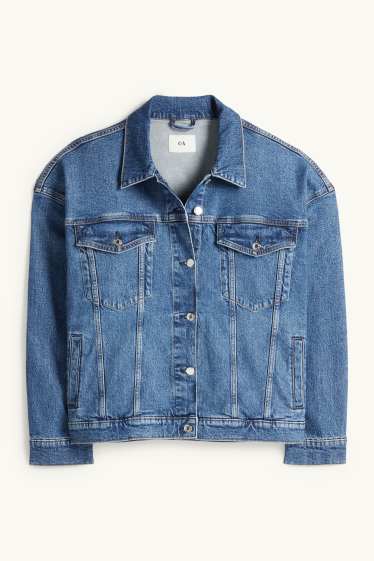 Women - Denim jacket - blue denim