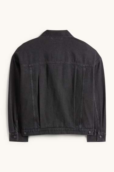 Damen - Jeansjacke - dunkeljeansgrau