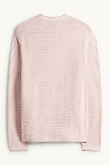 Bărbați - Pulover - roz