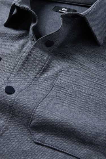 Hombre - Sobrecamisa - relaxed fit - Kent - azul oscuro