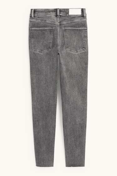 Femei - Skinny jeans - talie înaltă - fibră LYCRA® ADAPTIV - denim-gri