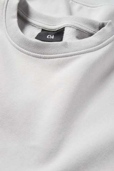 Bărbați - Bluză de molton - gri deschis