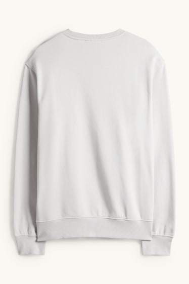 Bărbați - Bluză de molton - gri deschis