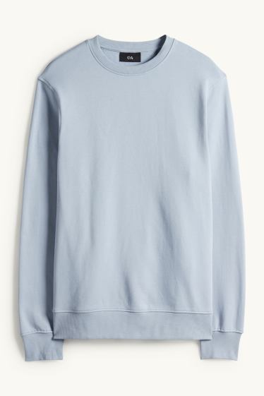 Hommes - Sweat - bleu clair