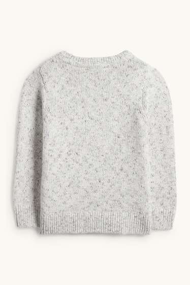 Kinderen: jongens - Beer - trui - grijs