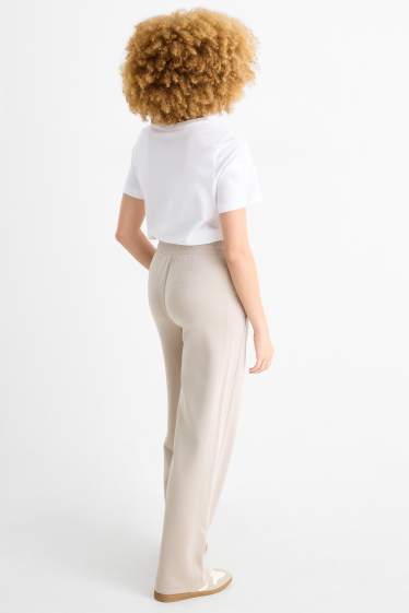 Femei - Pantaloni de trening - gri deschis