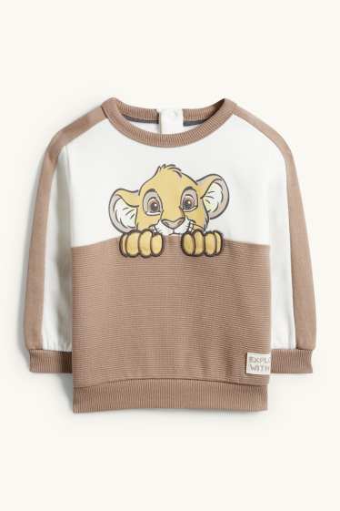 Neonati - Il Re Leone - felpa per neonati - marrone chiaro