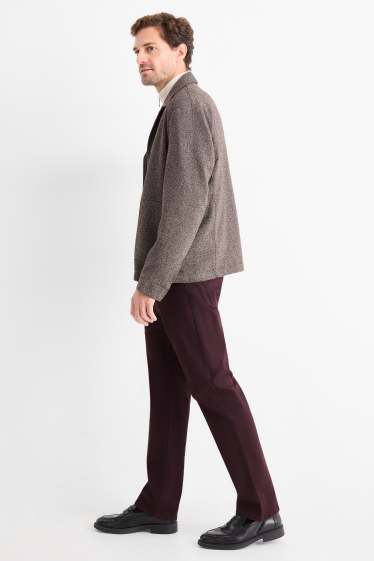 Herren - Hose - Regular Fit - lila