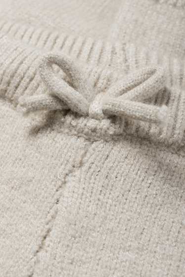 Bébés filles - Leggings en maille pour bébé - blanc crème