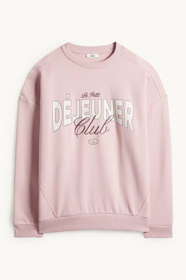 Damen - Sweatshirt - rosa