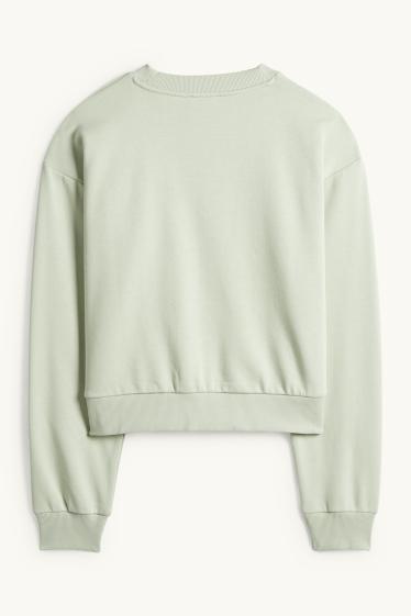 Damen - Sweatshirt - hellgrün