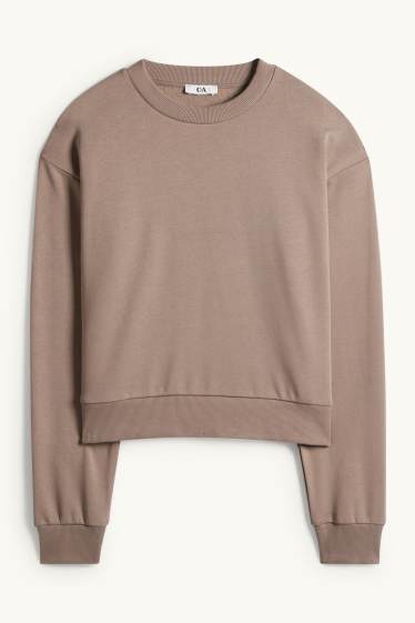 Damen - Sweatshirt - taupe