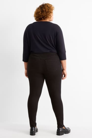 Damen - Jegging Jeans - Mid Waist - schwarz