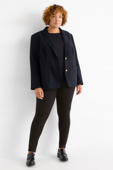 Damen - Jegging Jeans - Mid Waist - schwarz