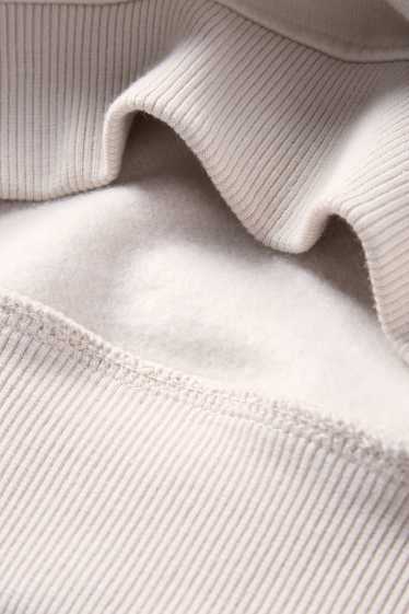 Niños - Dinosaurio - conjunto - sudadera y pantalón de deporte - 2 prendas - beige claro