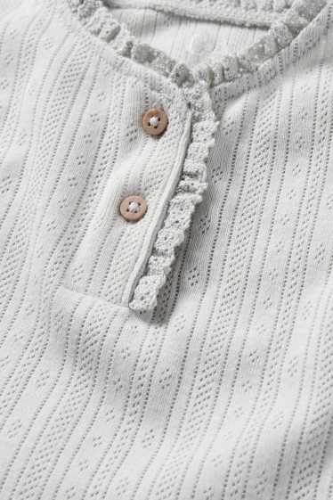 Baby Mädchen - Baby-Langarmshirt - mintgrün