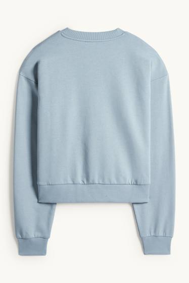 Damen - Sweatshirt - hellblau