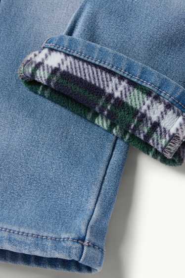 Děti - chlapci - Straight jeans - termo džíny - džíny - modré