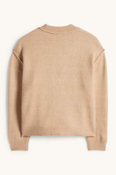 Femmes - Gilet de maille - beige