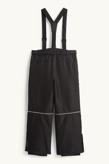 Kinderen: jongens - Skibroek - waterdicht - zwart