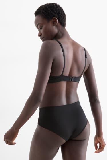 Donna - Slip - bordeaux / nero